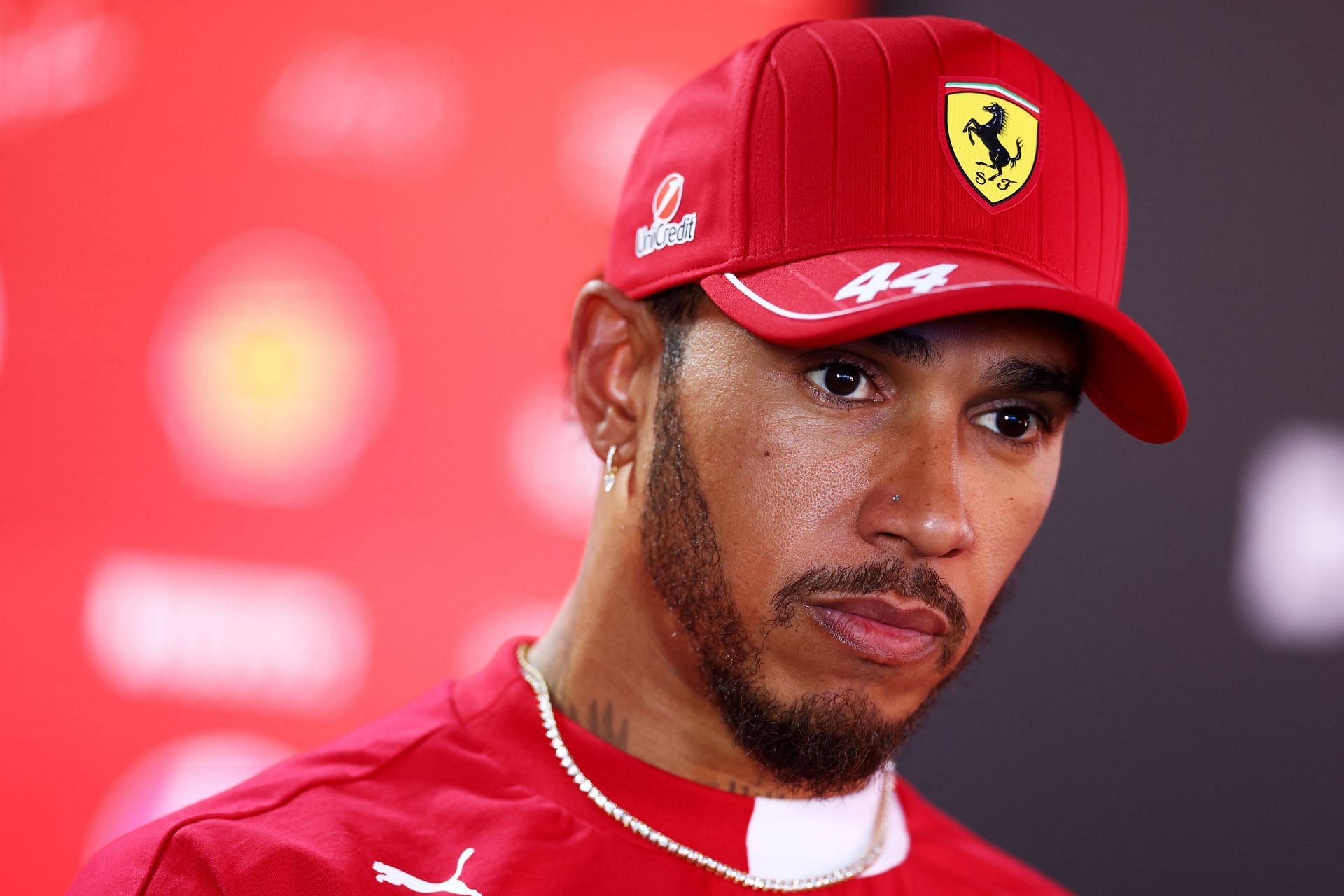 Lewis Hamilton during the Emilia-Romagna Grand Prix - Source: Getty